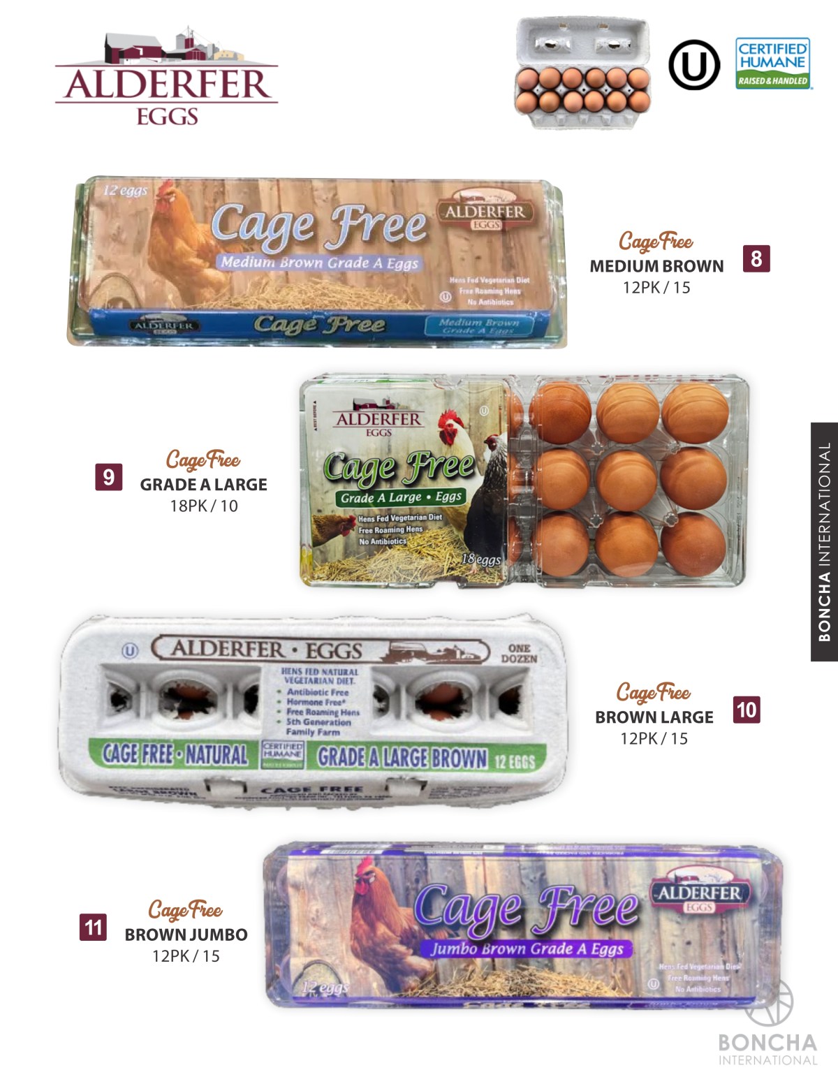 Boncha specialty eggs