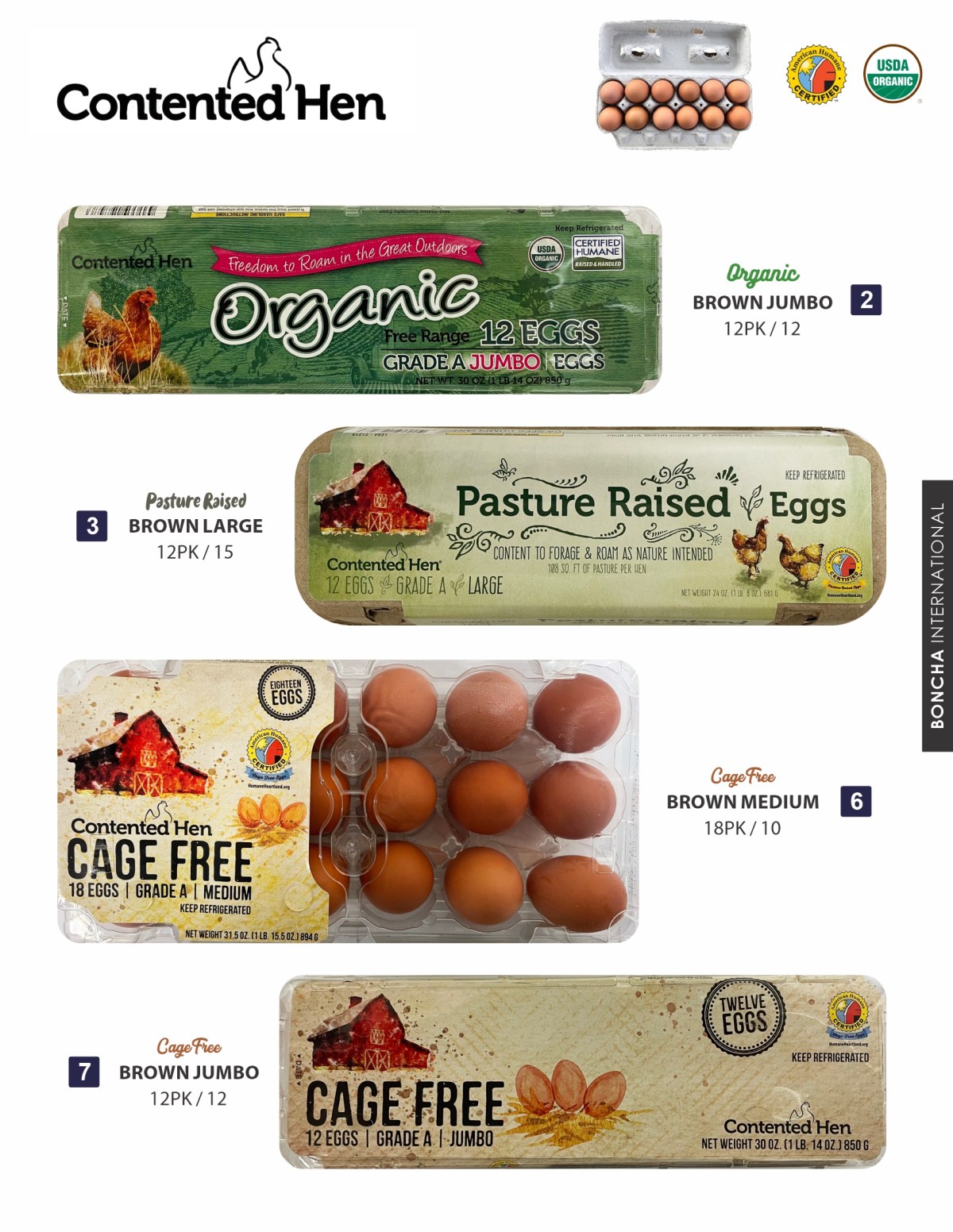 Boncha specialty eggs